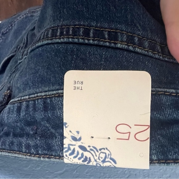 Pilcro and the Letterpress The Rue Raw Hem Straight Jeans - Picture 6 of 7